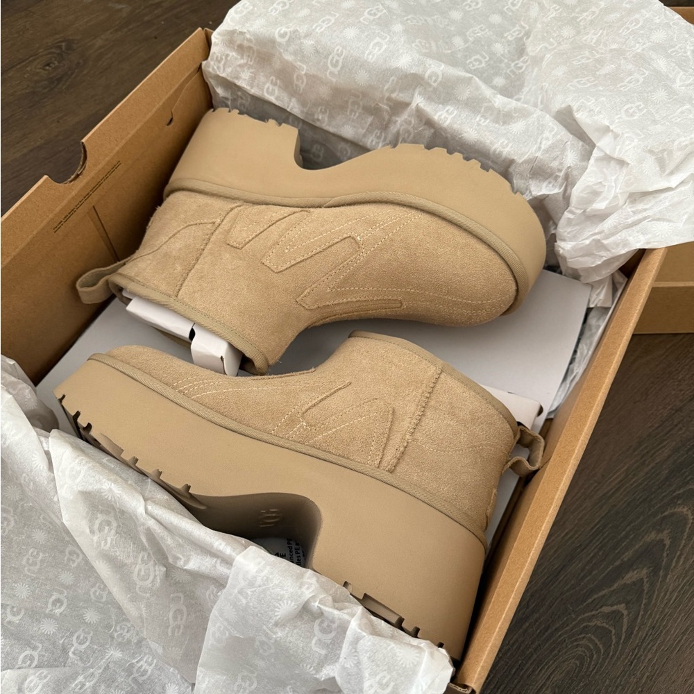 UGG Ultra Mini New Heights Sunwave Boots Women’s Size 9 | NEW in Box